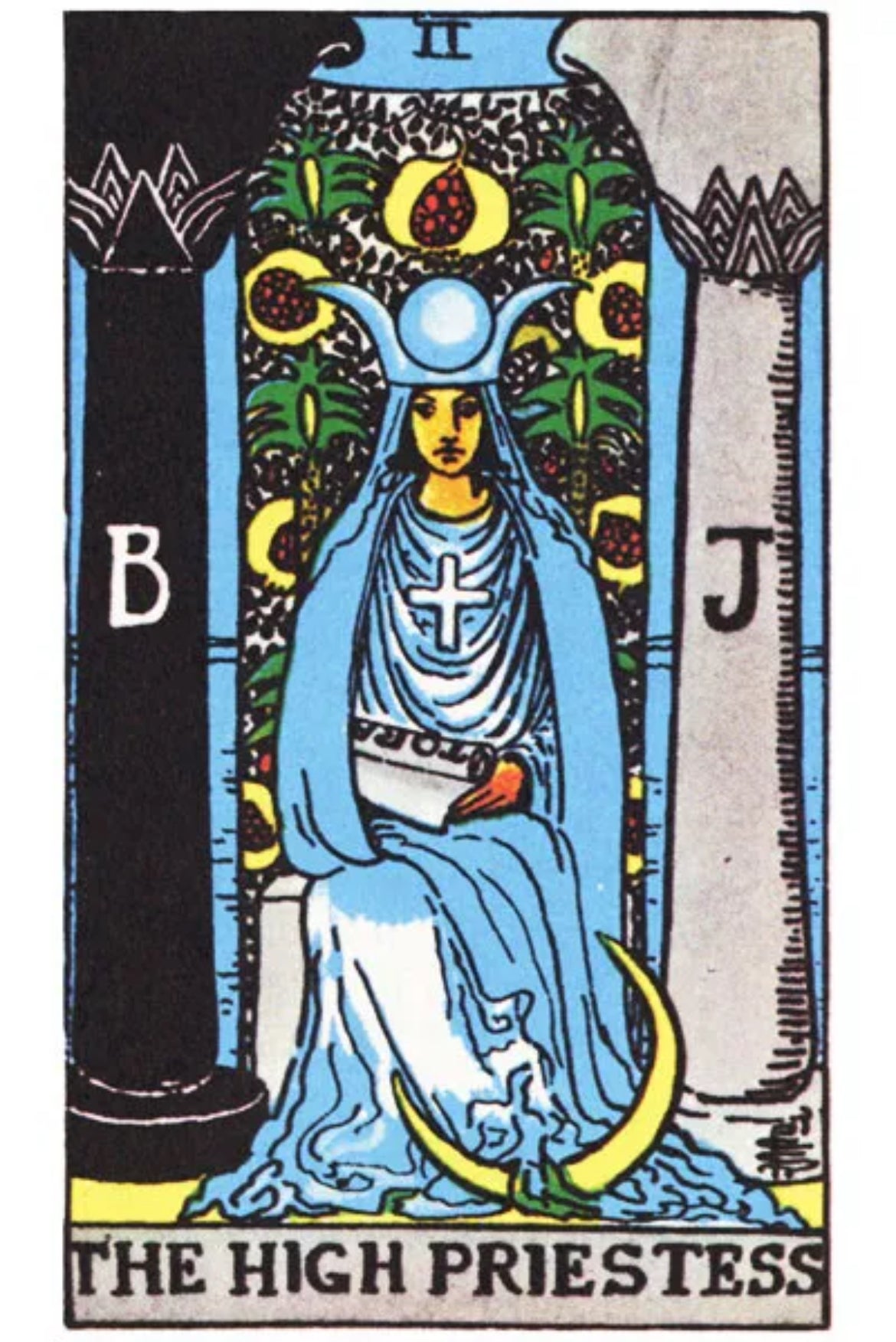 The High Priestess Card Blend