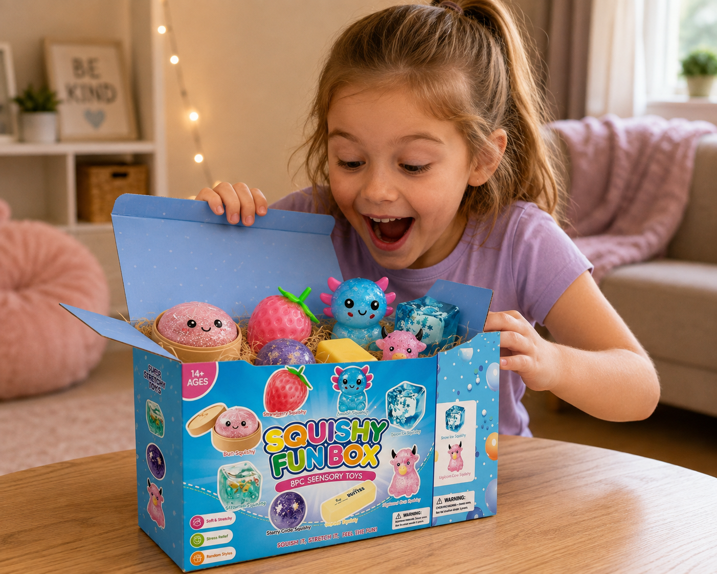 Slow Rebound Squishy Stress Relief Toy Gift Set